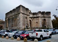 Sibiria Gate at the Old Port in Genoa, Italy