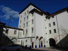 Trento Italy buildings annexed to Palazzo Thun inner courtyard