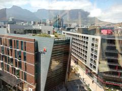 View of Table Mountain from the ceiling of Zeitz MOCAA