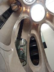 Elevator shaft in the entrance foyer at Zeitz MOCAA