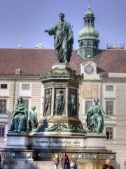 public art in Augustine Platz, Vienna