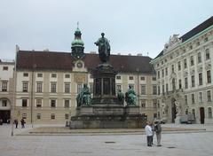 AUSTRIA Hofburg Vienna panoramic view