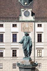 Statue of Emperor Franz I in Hofburg, Vienna