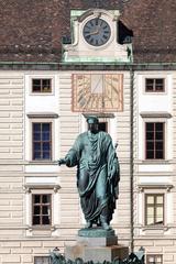 Statue of Kaiser Franz I in the Hofburg, Vienna