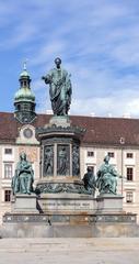 Kaiser Franz I monument in Hofburg, Vienna