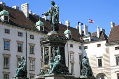 Statue of Francis II, Holy Roman Emperor at Hofburg Palace in Vienna