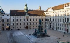 Monument of Emperor Franz I in Vienna Hofburg