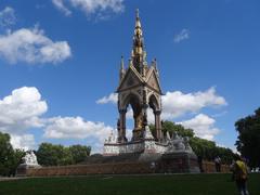 Albert Memorial at Kensington Gardens in London