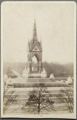 Albert Memorial in the early 1870s