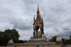 Albert Memorial in Kensington Gardens, London