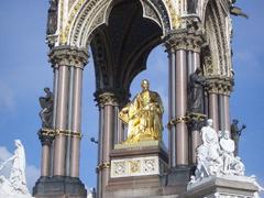 Albert Memorial in London under a clear sky