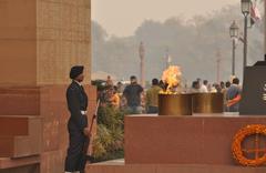 Amar Jawan Jyoti memorial at India Gate