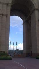 India Gate, an iconic war memorial located in New Delhi, India