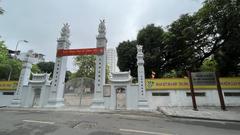 Hai Ba Trung Temple gate in Hai Ba Trung District, Hanoi