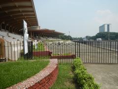 Elpidio Quirino Monument in front of Quirino Grandstand at Rizal Park