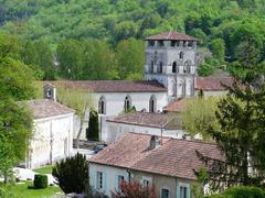 Chancelade Abbey site with chapel and church