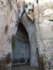 Ear of Dionysius limestone cave in Syracuse