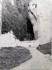 Historical photo of the Ear of Dionysius cave