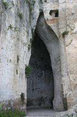 Ear of Dionysius, an artificial limestone cave in Syracuse, Sicily