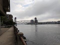 View of Roosevelt Island in New York City from above