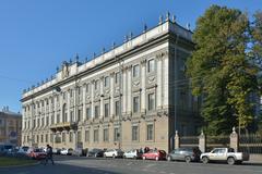 Southeast facade of Marble Palace in Saint Petersburg