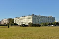 Southeast facade of Marble Palace and service wing in Saint Petersburg