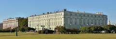 SE facade of Marble Palace and service wing in Saint Petersburg