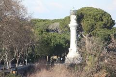 Rome view from Gianicolo Hill to Faro di Roma