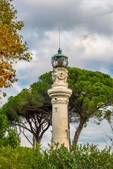 Faro del Gianicolo lighthouse on Gianicolo Hill in Rome, Italy