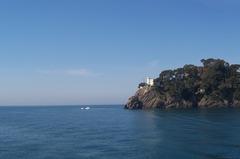 Lighthouse of Portofino overlooking the sea