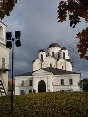 Yaroslavovo Dvorishche and St. Nicholas Cathedral in Russia