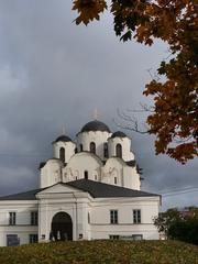 Yaroslav's Court and St. Nicholas Cathedral in Russia