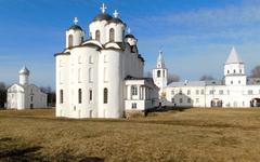 Nikolsky Cathedral in Yaroslav's Court, Veliky Novgorod, Russia