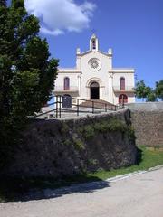 Neo-Romanesque Ermita de Sant Ramón at the border of Sant Boi de Llobregat and Viladecans