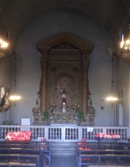 Statue of Saint Raymond inside the Hermitage of Saint Raymond