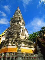 unique monument at Wat Ku Tao in Thailand