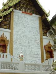 back view of Viharn at Wat Ku Tao in Chiang Mai