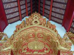 Door Pediment at Wat Ku Tao in Chiang Mai