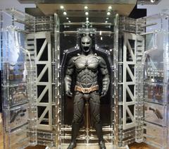 Batsuit from The Dark Knight Rises on display