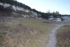 disused chalk quarry at East Pit in Cherry Hinton