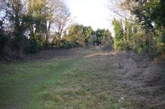 Limekiln Close disused chalk quarry south of Cambridge