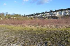 East Pit disused chalk quarry south of Cambridge