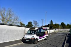 Renault Dietrich Noventis 420 bus at Jean Monnet High School in Cognac