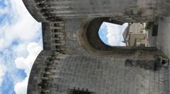 Old Port Gate and towers in Cognac, Charente, France