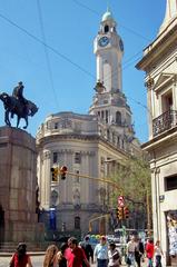 Legislative Palace of Buenos Aires viewed from Perú street