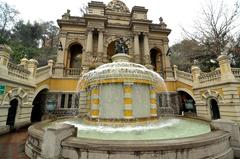 Cerro Santa Lucía main entrance in Santiago, Chile