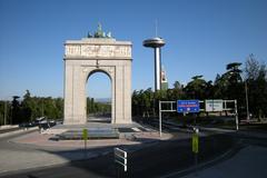 Arco de la Victoria in Moncloa, Madrid, Spain