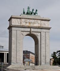 Victory Arch in Madrid, Spain