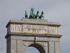 Arco de la Victoria in Madrid, Spain