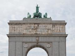 Victory Arch in Madrid, Spain